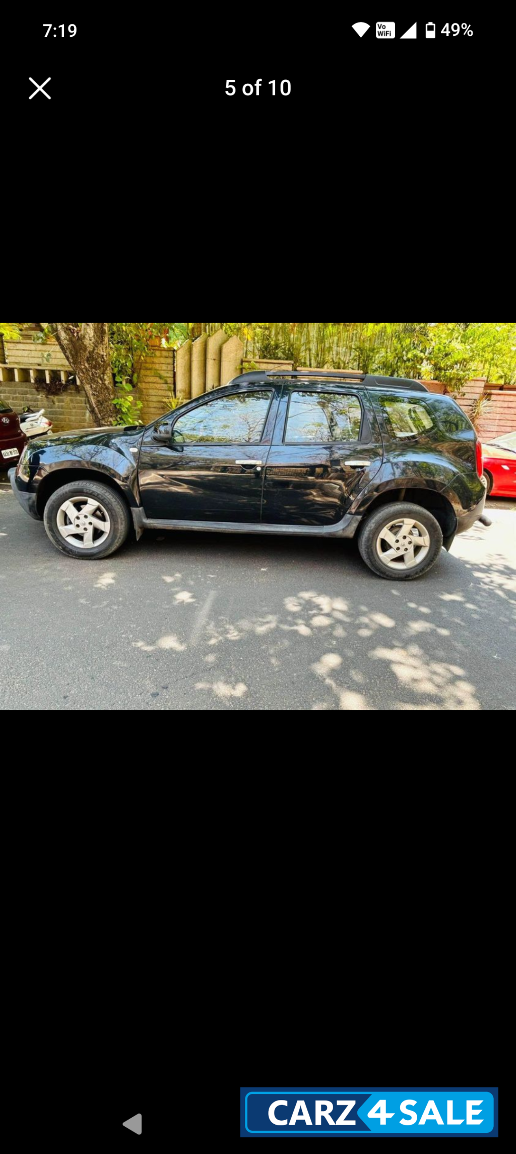 Black Renault Duster 2015 diesel adventure edition