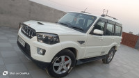 Pearl White Mahindra Scorpio S11 2WD BS 6