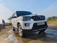 Pearl White Mahindra Scorpio S11 2WD BS 6