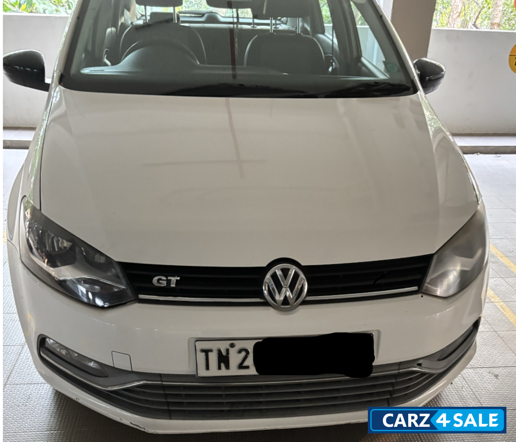 White Volkswagen Polo 1.2 GT TSI