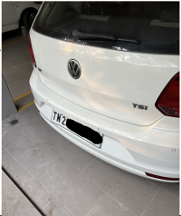 White Volkswagen Polo 1.2 GT TSI