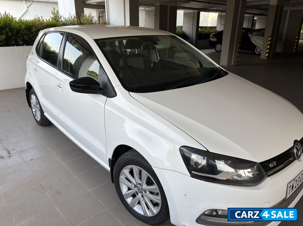 White Volkswagen Polo 1.2 GT TSI