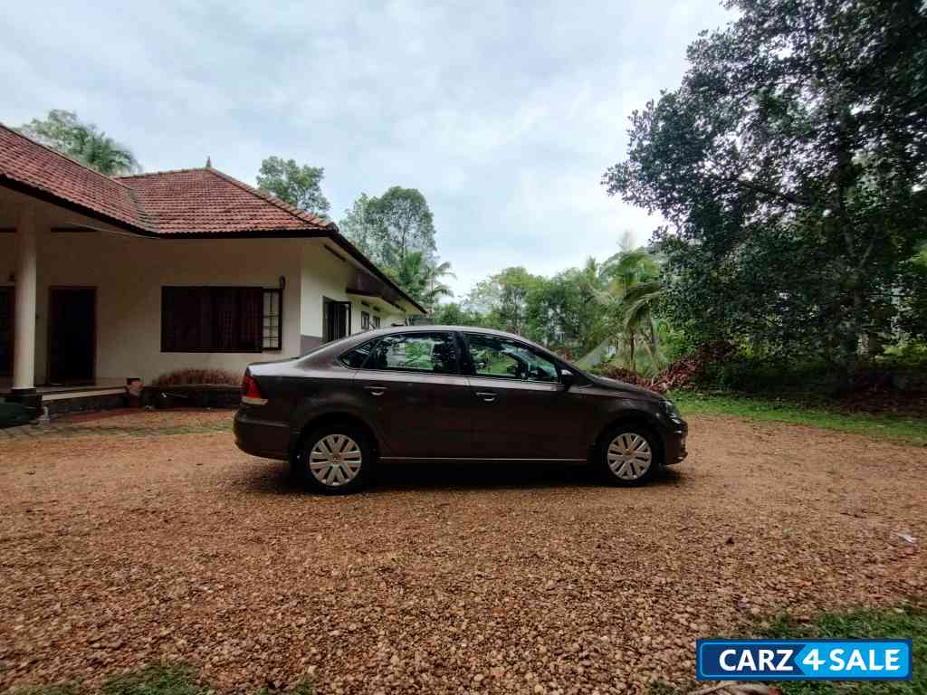 Toffee Brown Volkswagen Vento (Polo GT sedan variant) 1.2 TSI Petrol DSG 7 speed with Sports Mode
