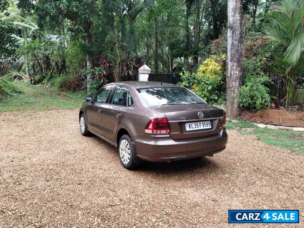 Toffee Brown Volkswagen Vento (Polo GT sedan variant) 1.2 TSI Petrol DSG 7 speed with Sports Mode