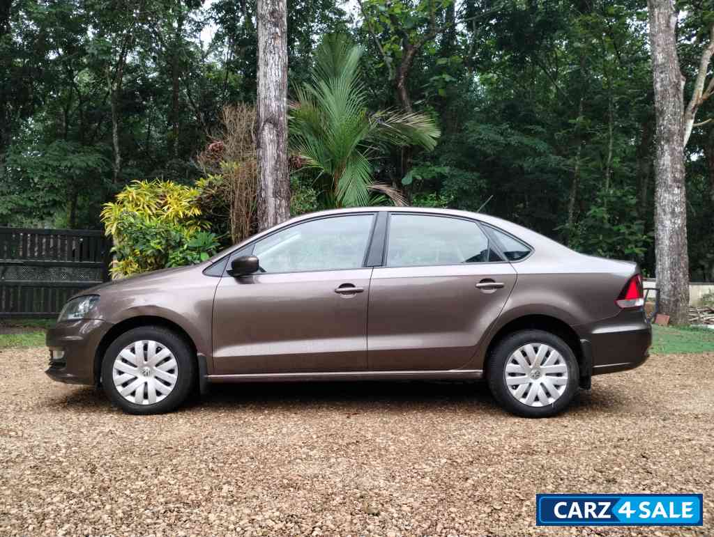 Toffee Brown Volkswagen Vento (Polo GT sedan variant) 1.2 TSI Petrol DSG 7 speed with Sports Mode