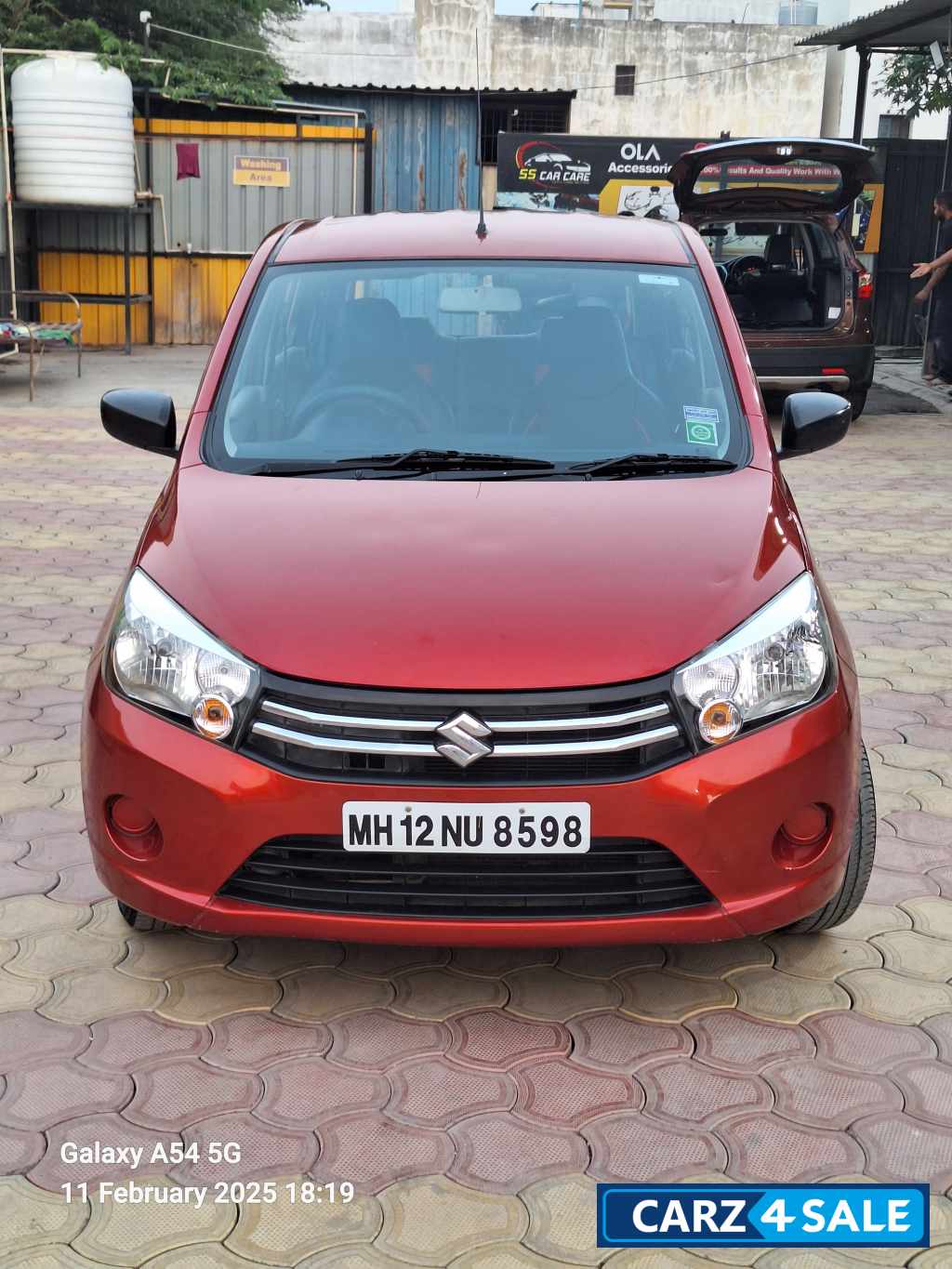 Blazing Red Maruti Suzuki Celerio Vxi
