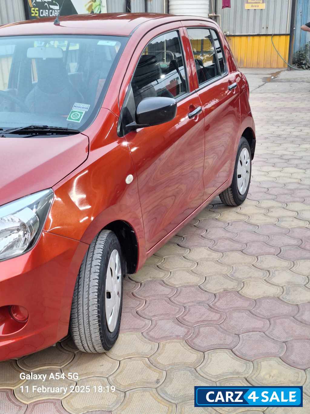 Blazing Red Maruti Suzuki Celerio Vxi