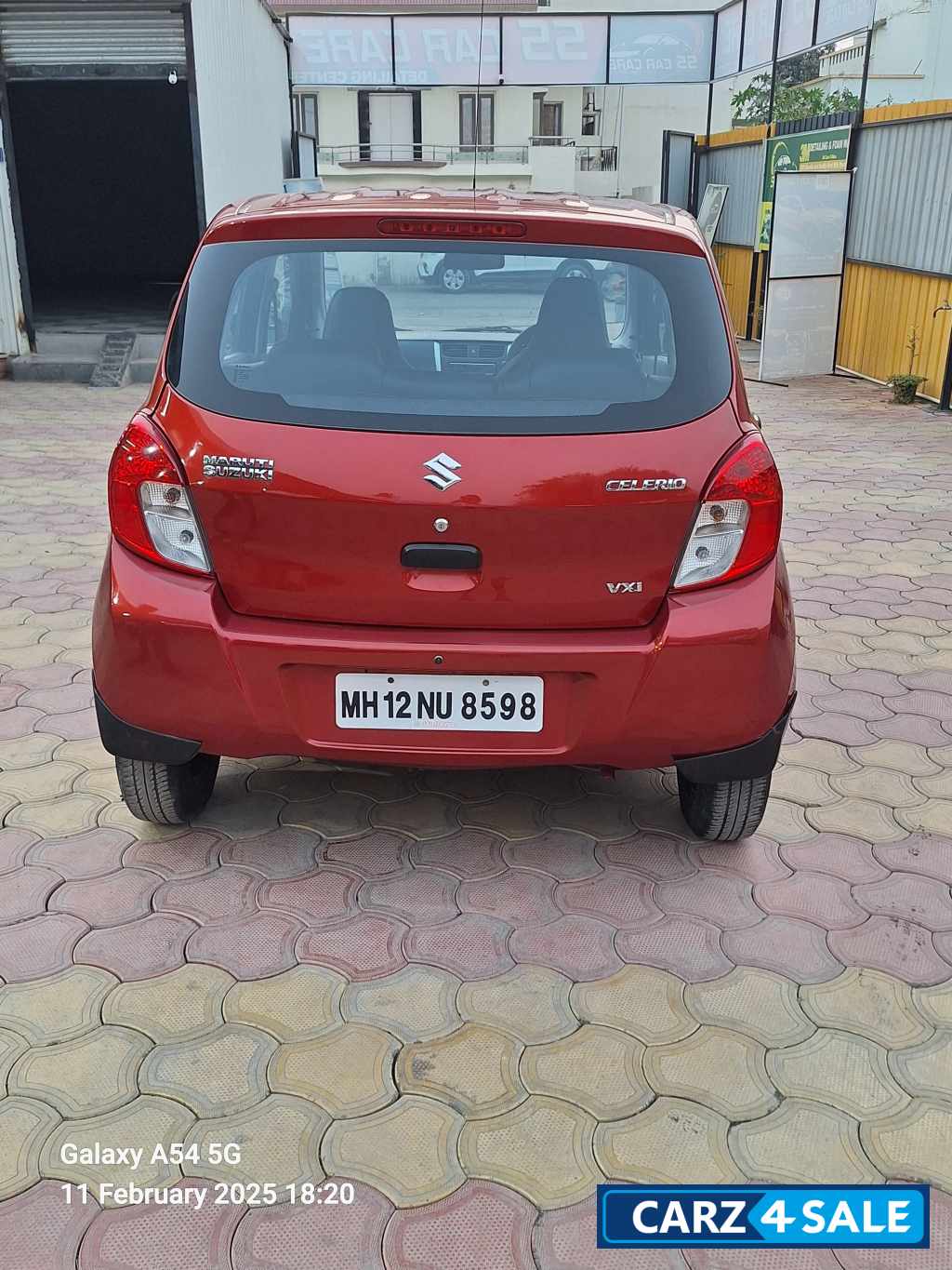 Blazing Red Maruti Suzuki Celerio Vxi