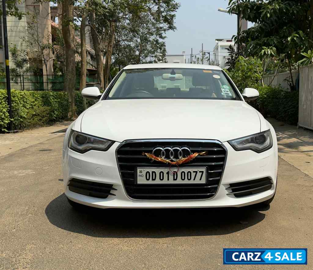 White Audi A6 Business model