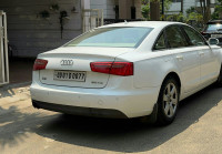 White Audi A6 Business model
