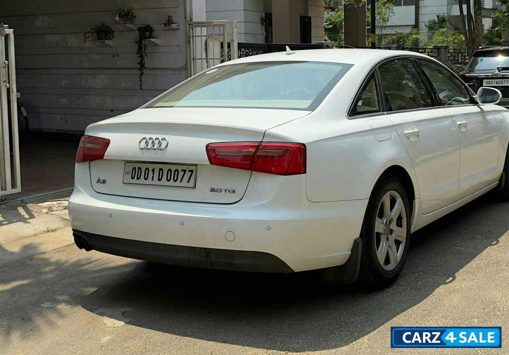 White Audi A6 Business model