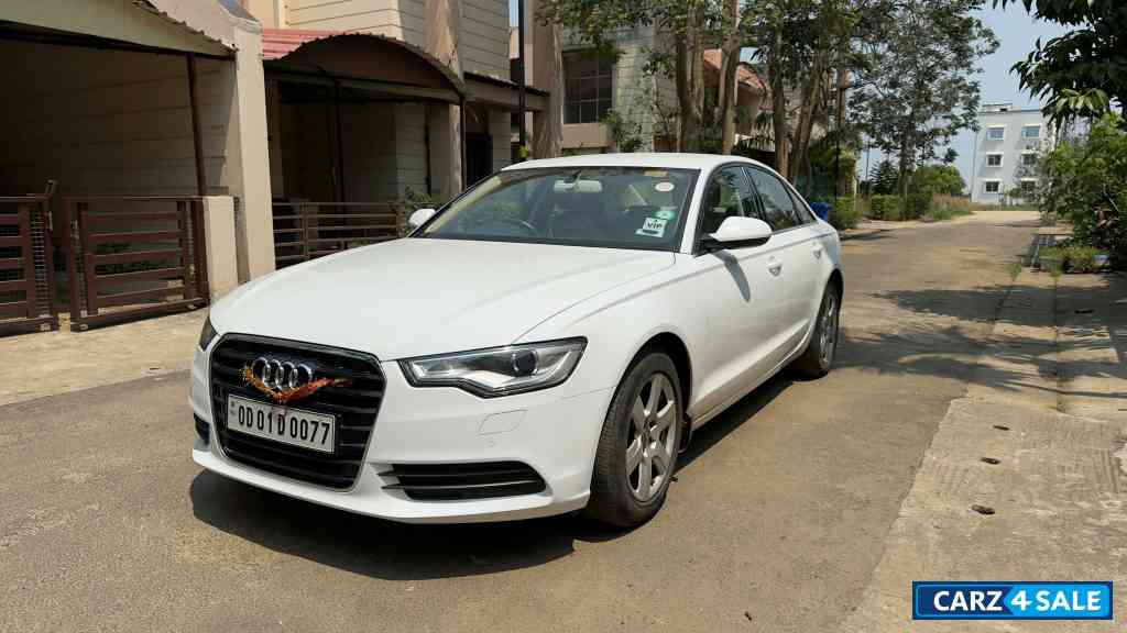 White Audi A6 Business model