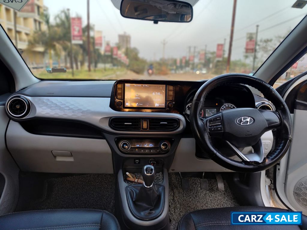 Polar White Hyundai i10 Nios Sports CNG