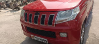 Red And Black Mahindra TUV300 T8 automatic  disel