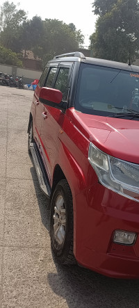 Red And Black Mahindra TUV300 T8 automatic  disel
