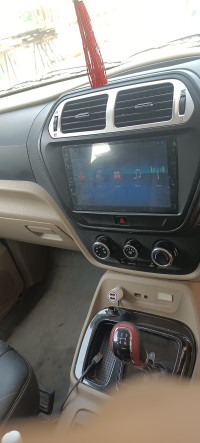 Red And Black Mahindra TUV300 T8 automatic  disel