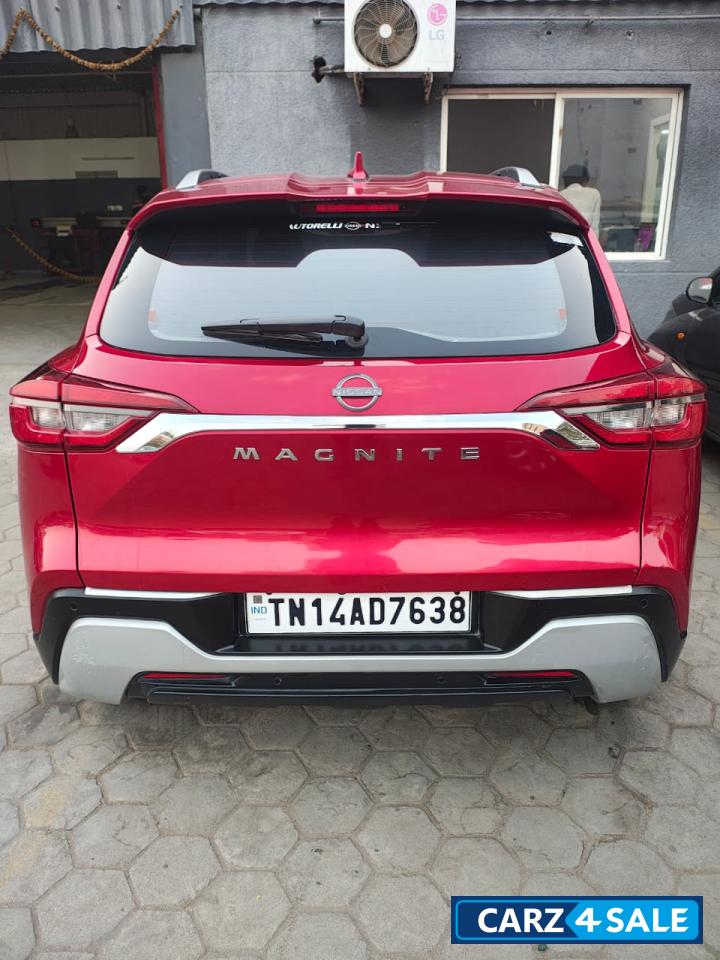 Red Nissan Magnite XV Premium