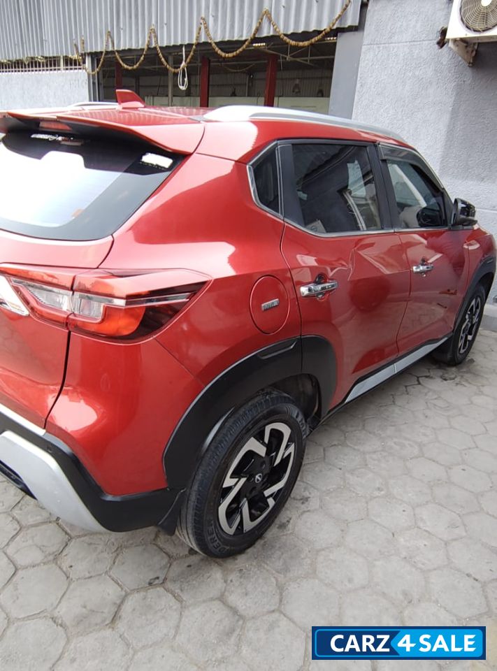 Red Nissan Magnite XV Premium