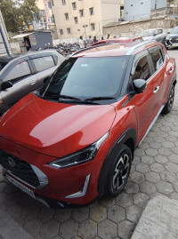 Red Nissan Magnite XV Premium