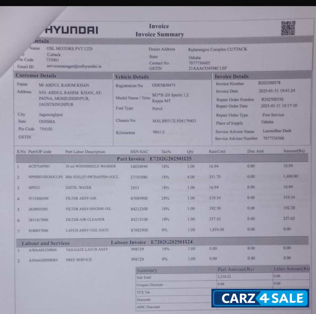 Scary Night Hyundai i20 Sports