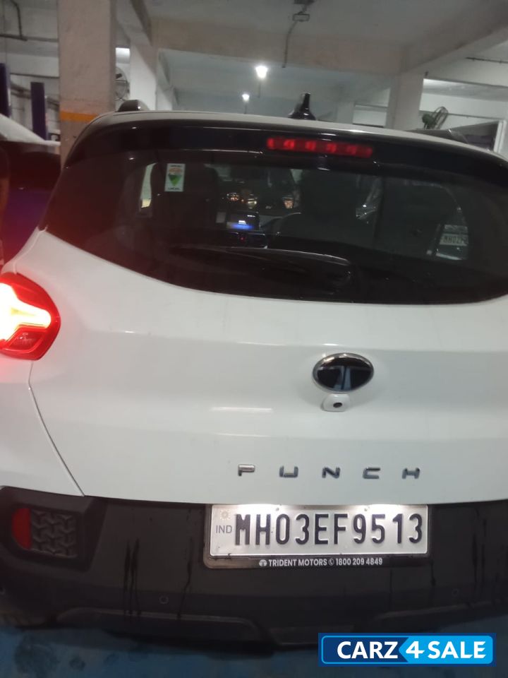 Black And White Tata Punch Creative AMT Dual Tone