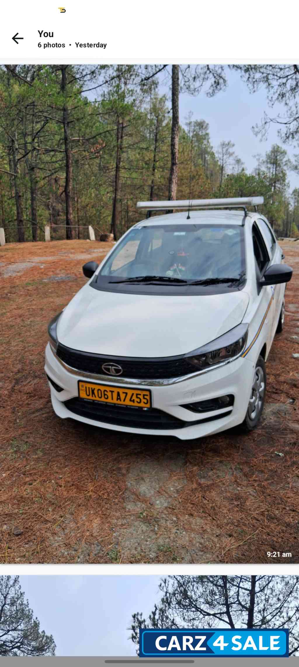 Opal White Tata Tiago Petrol & CNG