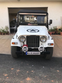 White Mahindra Jeep MM 540