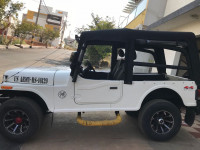 White Mahindra Jeep MM 540