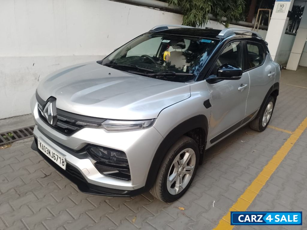 Silver Renault Kiger RXT Turbo - Dual Tone