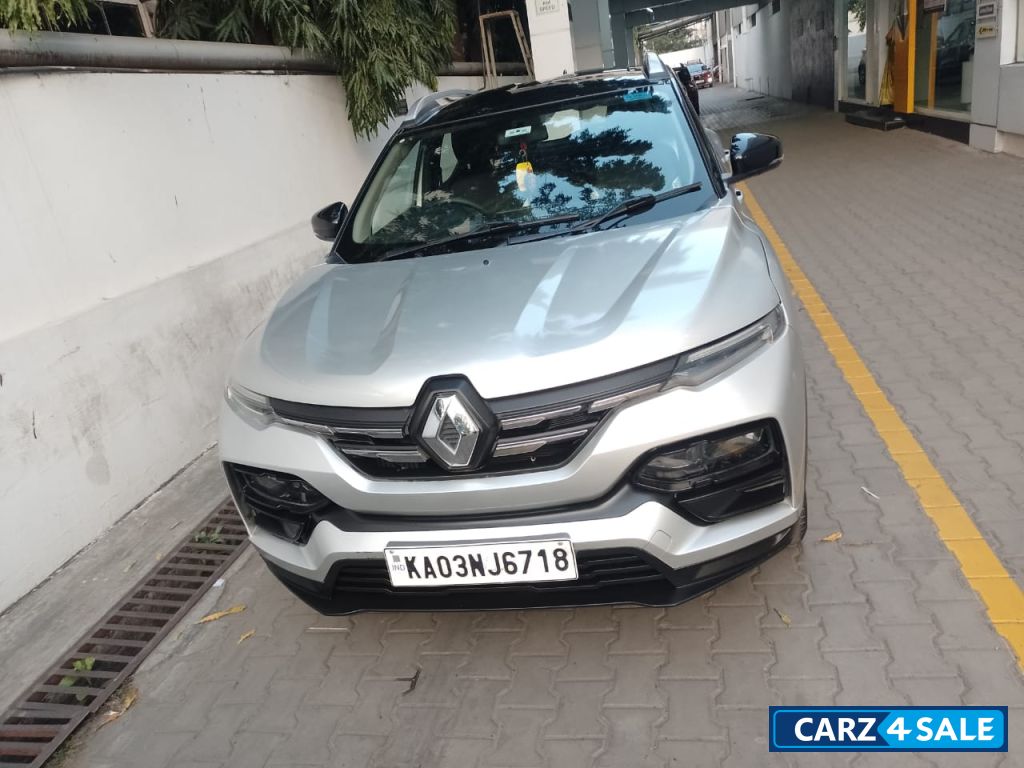 Silver Renault Kiger RXT Turbo - Dual Tone