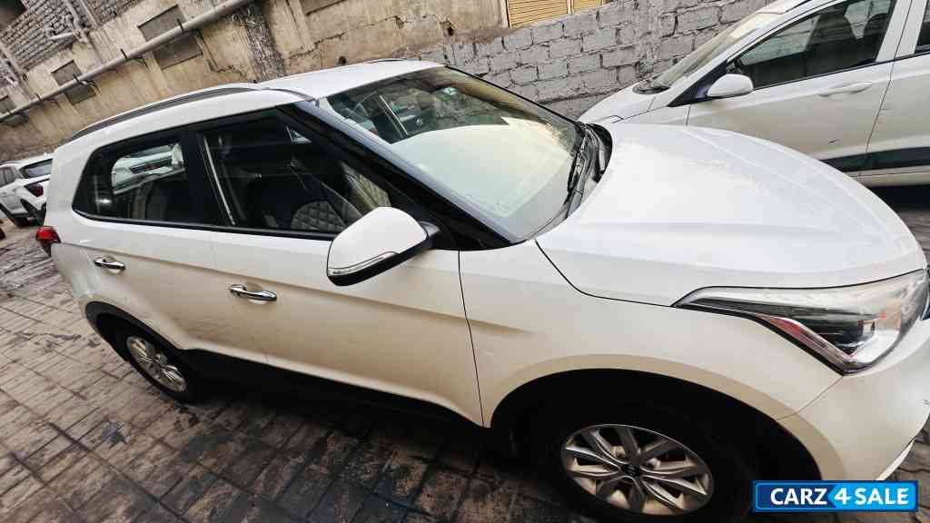 White Hyundai Creta Sx 1.6 Diesel