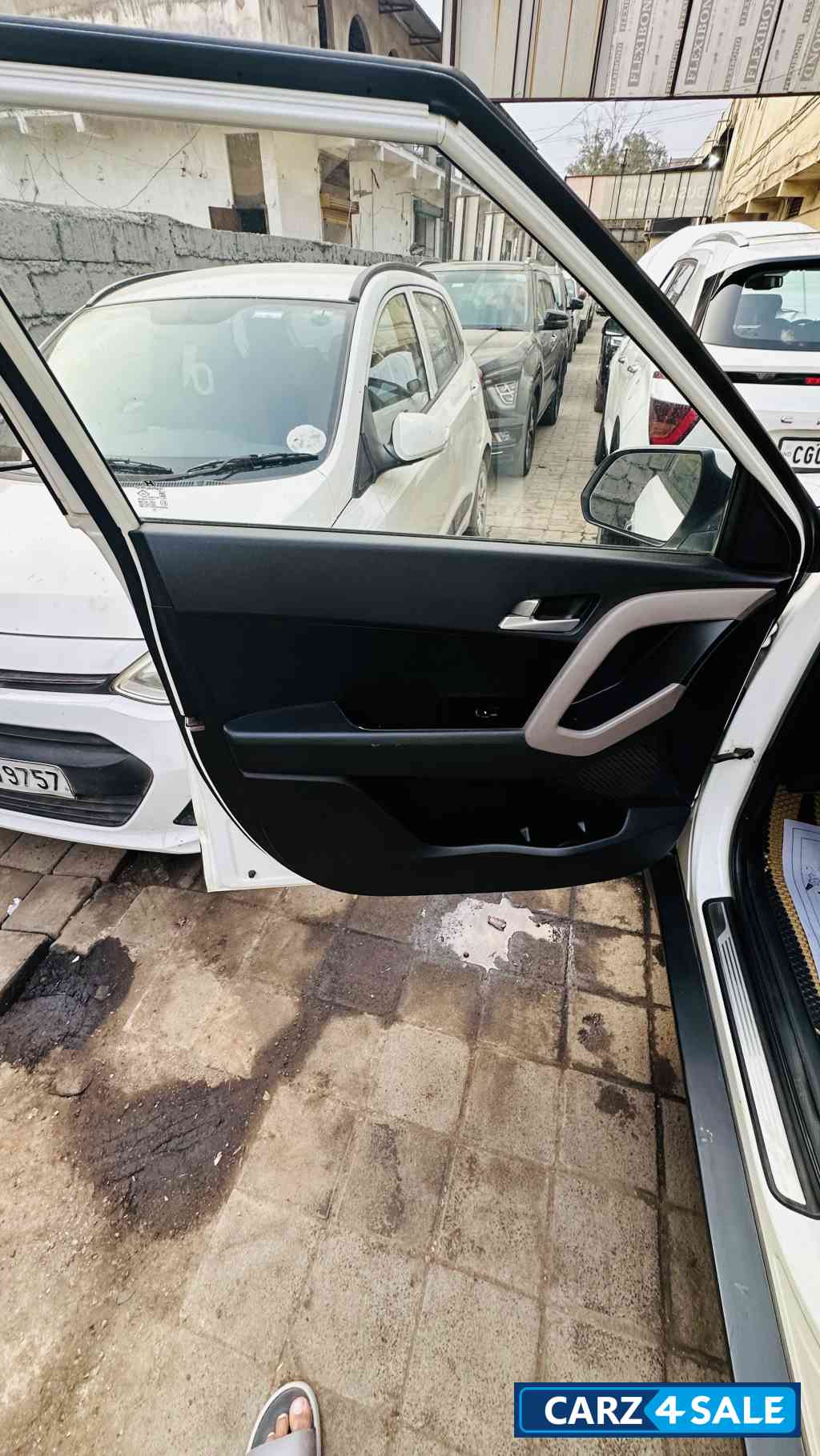 White Hyundai Creta Sx 1.6 Diesel