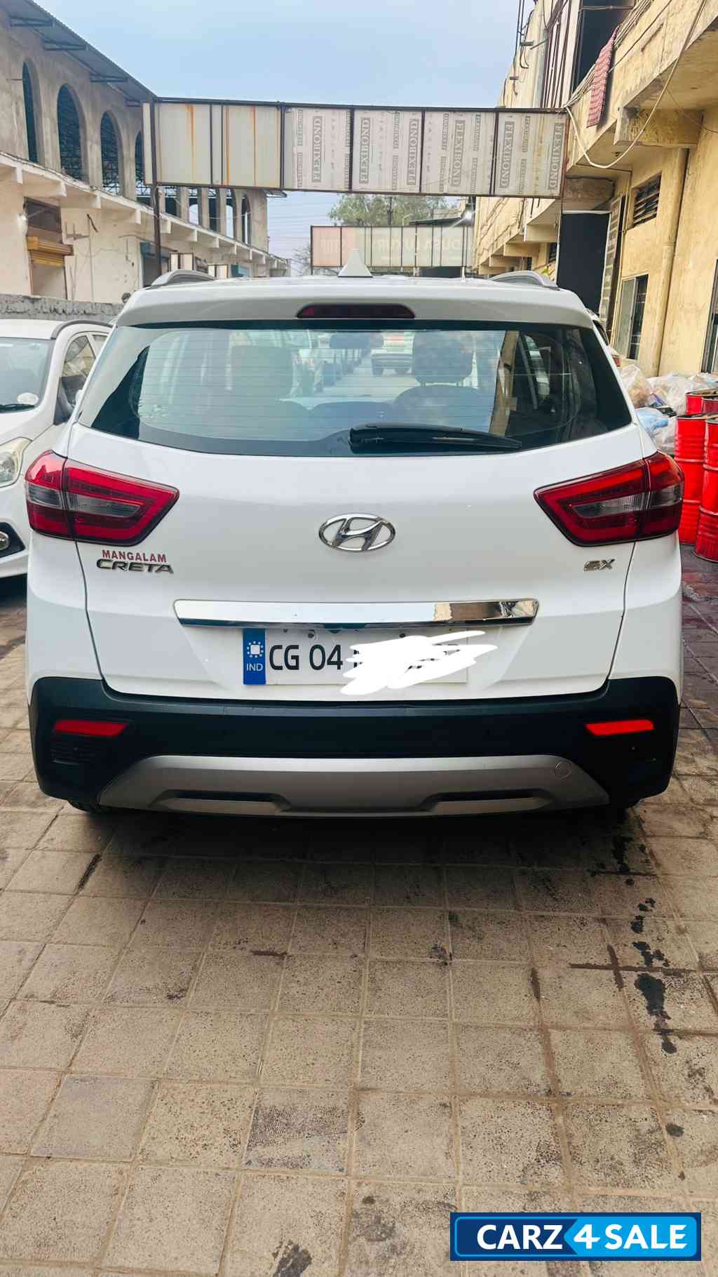 White Hyundai Creta Sx 1.6 Diesel