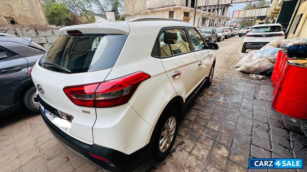 White Hyundai Creta Sx 1.6 Diesel