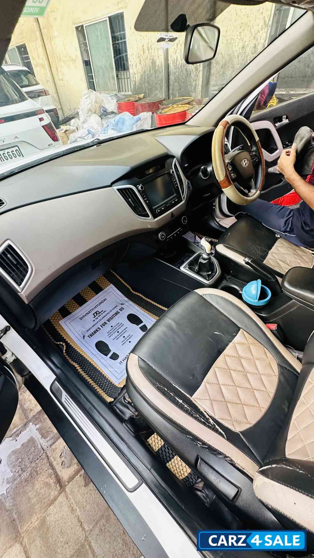 White Hyundai Creta Sx 1.6 Diesel