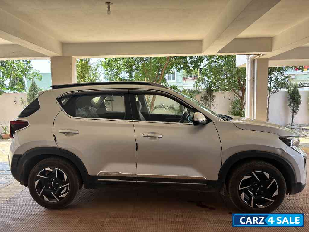 Silver Kia Sonet Htx 1 ltr turbo imt