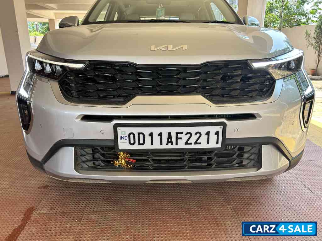 Silver Kia Sonet Htx 1 ltr turbo imt