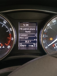 Candy White Skoda Superb Elegance 1.8 TSI MT