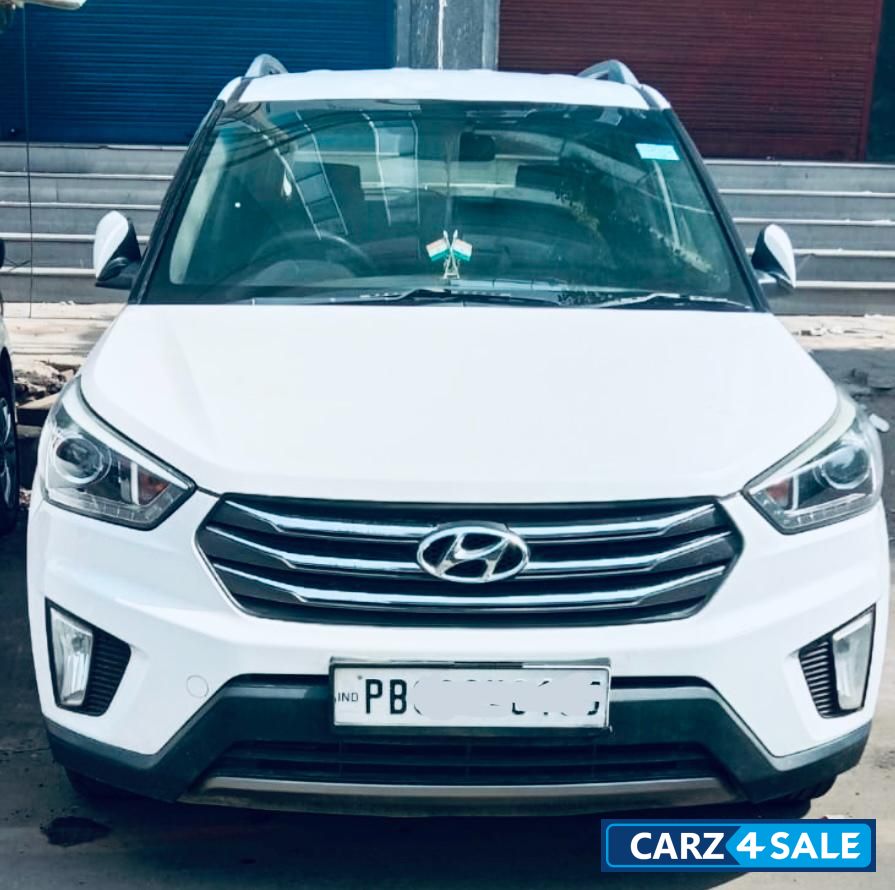 White Hyundai Creta 1.6 SX PLUS PETROL