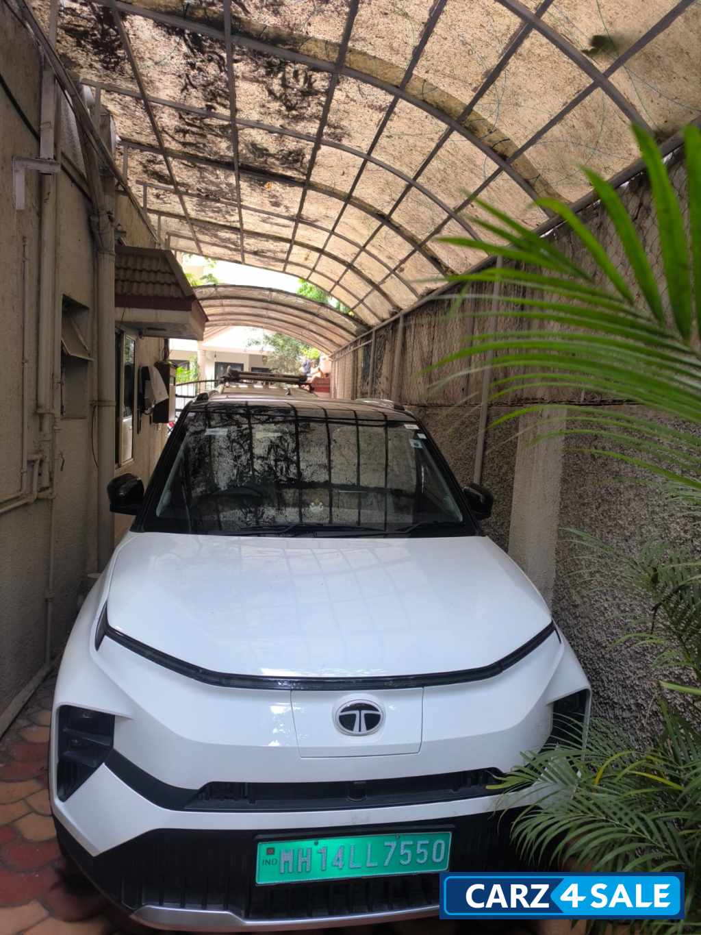 White Tata Punch EV EMP + S LRACFC