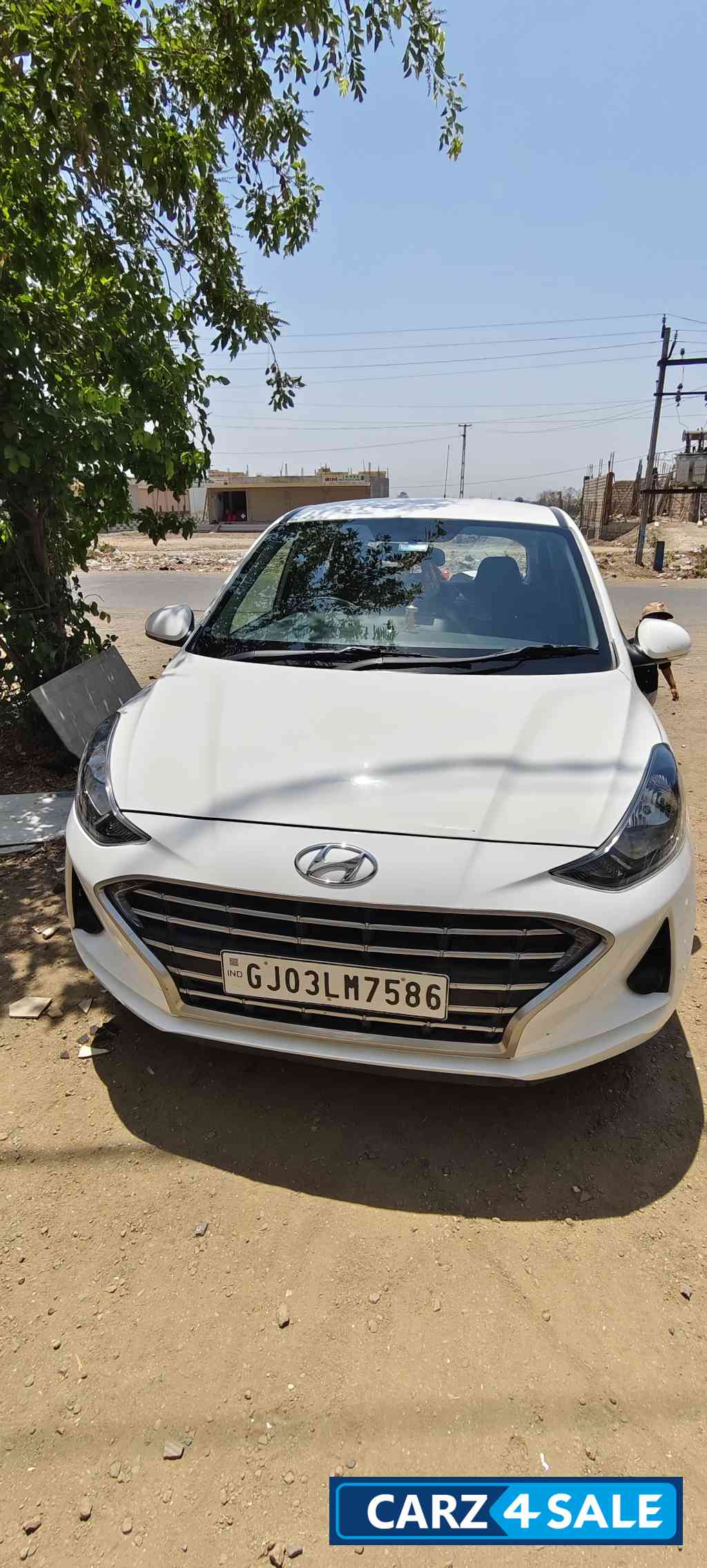 White Hyundai i10 Nios megna corporate