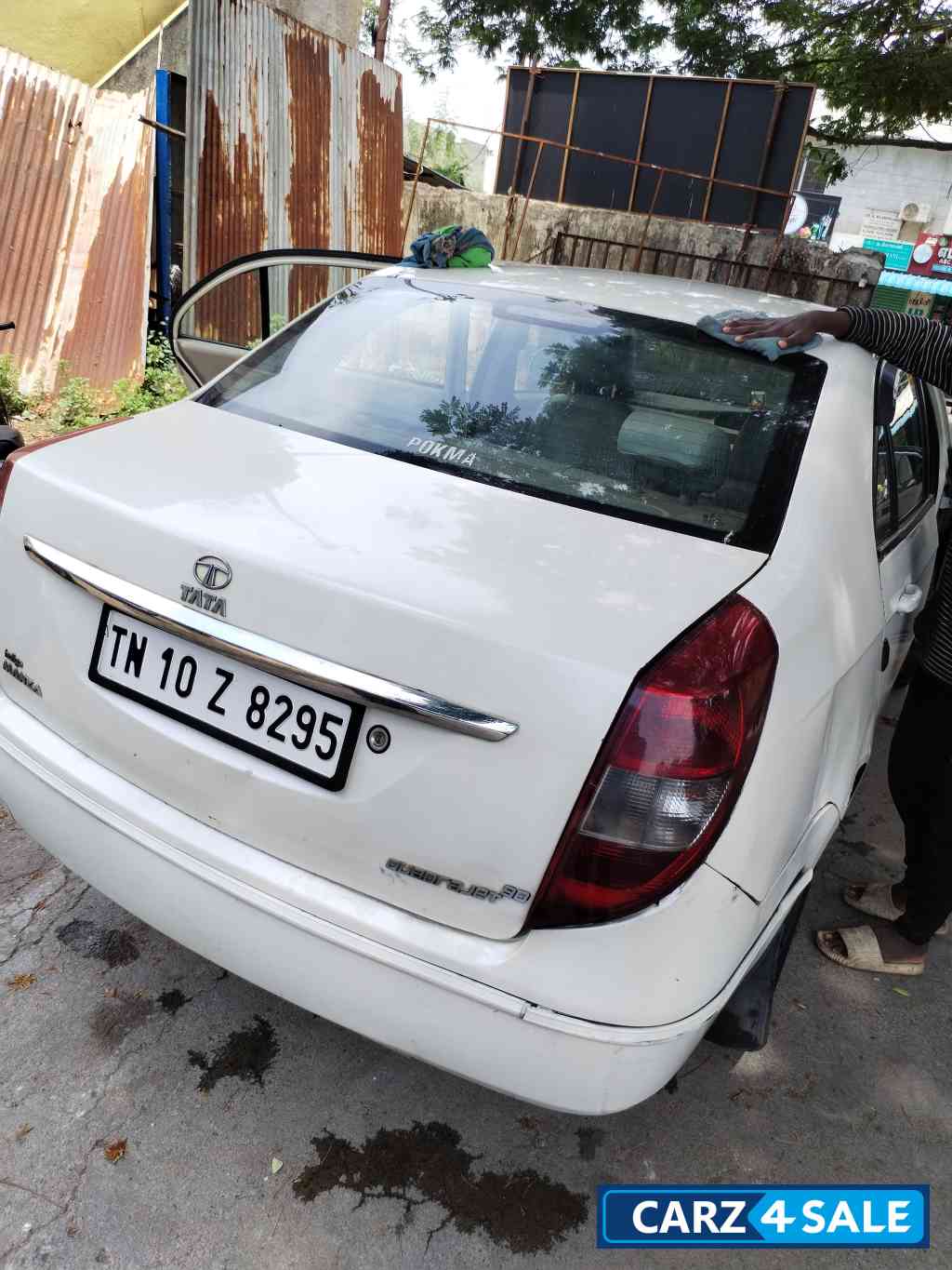 White Tata Manza ABS quadrajet