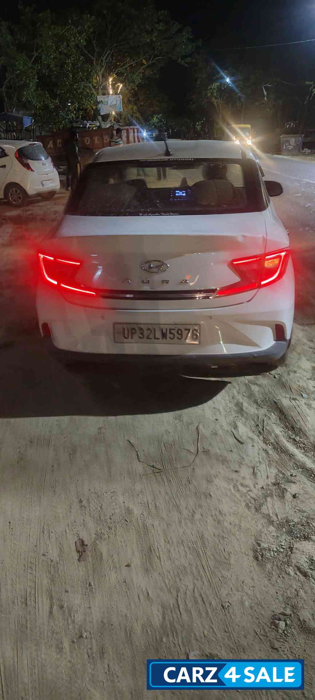 White Hyundai Aura Diesel