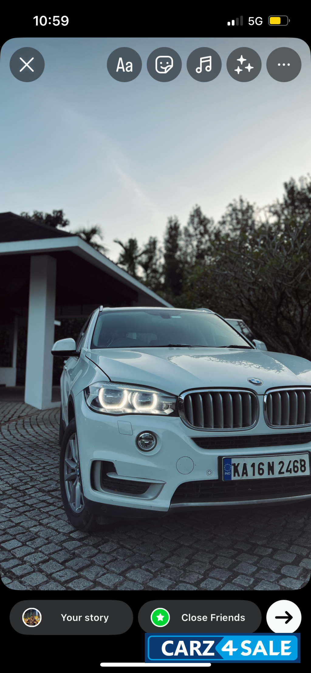 White BMW X5 30d xdrive