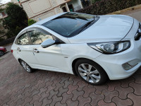 White Hyundai Verna Verna Fluidic VTVT SX (O)