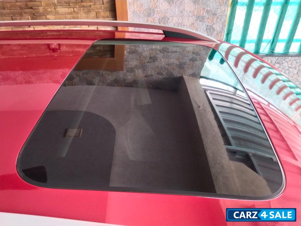 Red Skoda Kushaq petrol Red Skoda Kushaq petrol