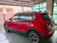 Red Skoda Kushaq petrol