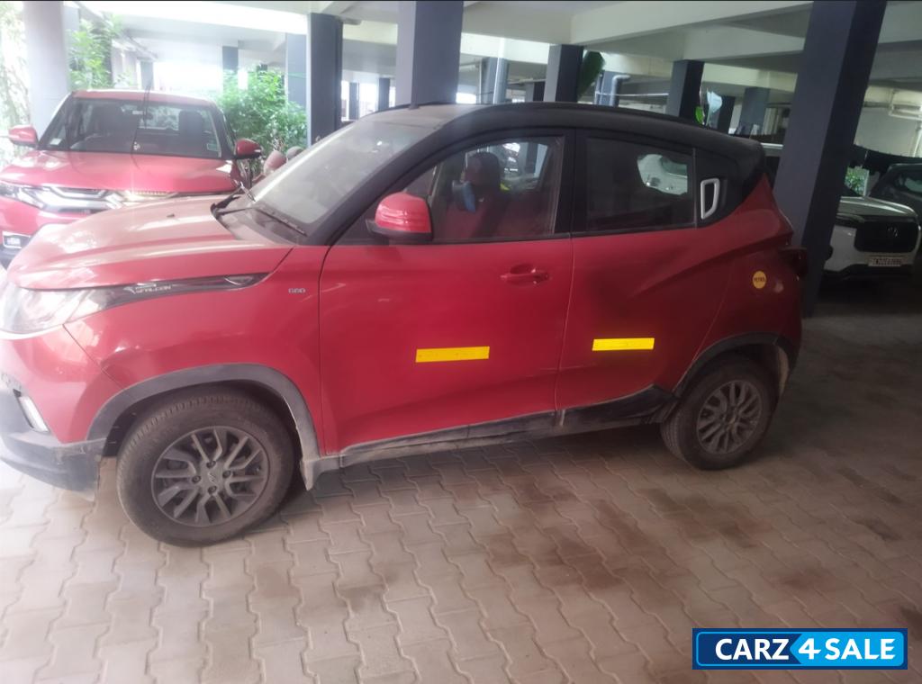 Red And Black Mahindra KUV100 K8 mFalcon G80 Red And Black Mahindra KUV100 K8 mFalcon G80