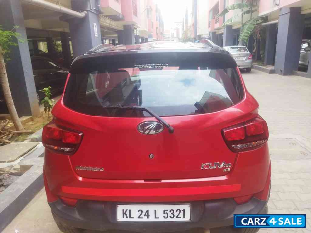 Red And Black Mahindra KUV100 K8 mFalcon G80 Red And Black Mahindra KUV100 K8 mFalcon G80