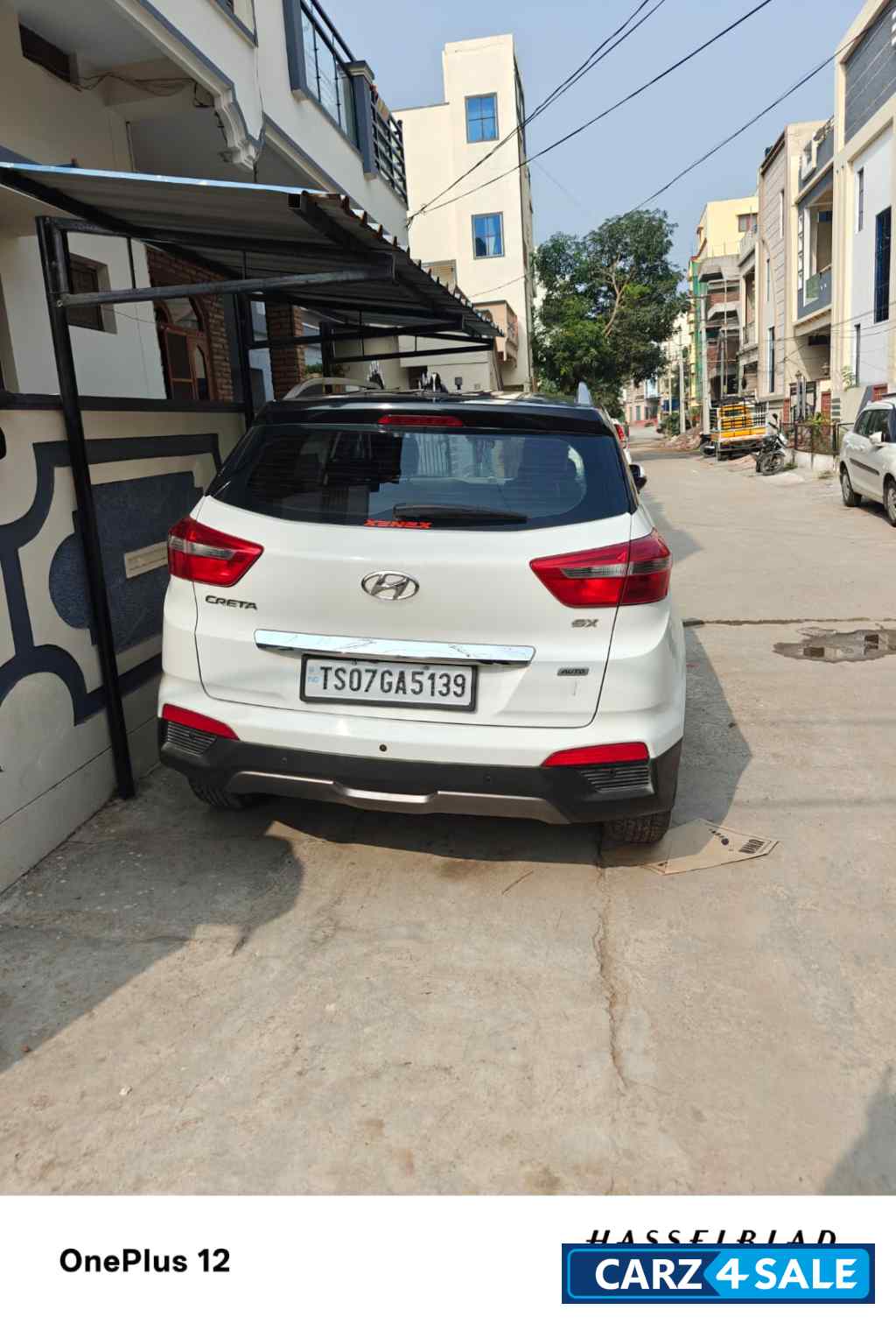 White Hyundai Creta Sx+